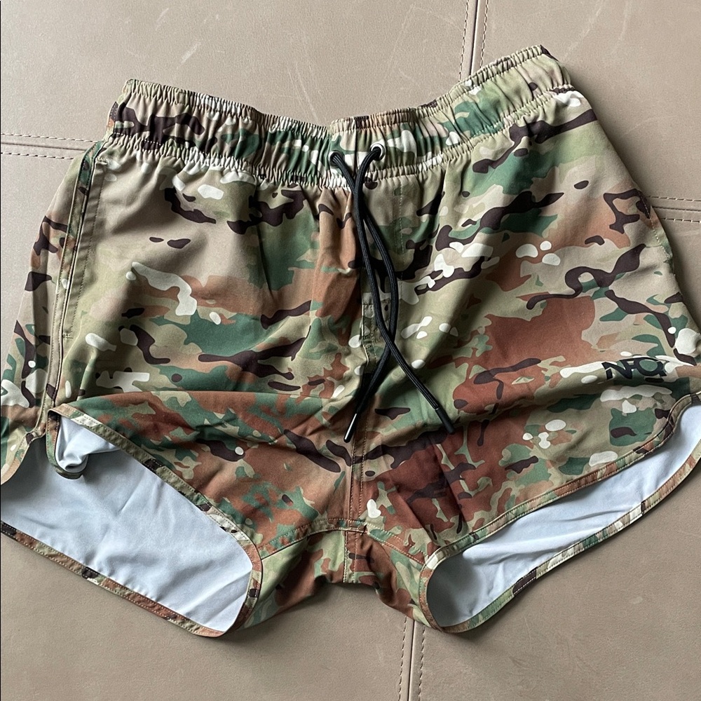 NOZ Women's Camo Athletic Shorts - Picture 3 of 3